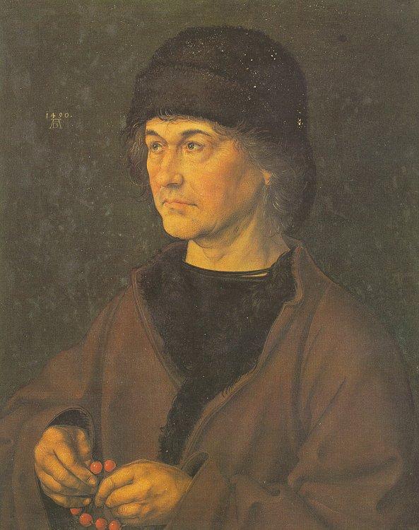 Albrecht Durer Portrait of the Artist's Father_e Sweden oil painting art